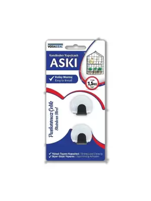 VODASEAL YAPIŞ.ASKI KENDİN.İKİLİ OVAL KROM 83867