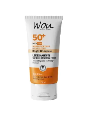 WOU LEKE KARŞITI GÜNEŞ KORUYUCU KREM 50 ML