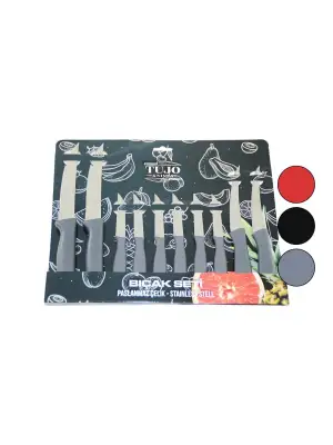 YAKUT TUJO BIÇAK SETİ 10 LU 6690