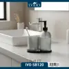 IVORY CAM SIVI SABUNLUK İKİLİ STANDLI IVO-SB120
