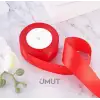 Saten Kurdele 3Cm Kırmızı K3475