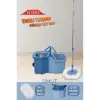 FLORA TWIN TURBO PEDALLI MOP SET MAVİ F-242