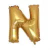 40X102 CM N HARLİ ALTIN FOLYO BALON