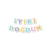 MAKARON RENKLER İYİ Kİ DOĞDUN HARF SETİ 2006972-2