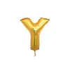 40X102 CM Y HARFLİ ALTIN FOLYO BALON