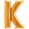 40X102 CM K HARFLİ ALTIN FOLYO BALON