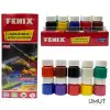 FENİX KARIŞIK RENK AKRİLİK BOYA 75 ML (PKT-6 LI)