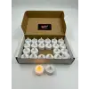 YAKUT ÇİZGİLİ KRİS.LED MUM KÜÇÜK BOY 13629 (PK-24)