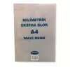 ALTINYILDIZ MİLİMETRİK EKSTRA BLOK A4 MAVİ RENK