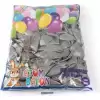 ATOM METALİK BALON GÜMÜŞ 100 LÜ