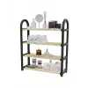 BEE HOME DOĞAL AHŞAP RAF ÜNİTESİ 4 KATLI BEE-5474