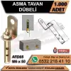 BEŞEL ASMA TAVAN DÜBELİ M6X50 (PKT-125 Lİ)