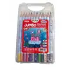 FATİH CUTE FISH ÜÇGEN KURU BOYA 12 RENK (PKT-6LI)