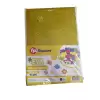 FİXPOİNT EVA SİMLİ YAPIŞKANLI  A4 20X30 CM 10LU P-5817 ALTIN SARI