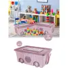FLORA TRENDY TEKERLEKLİ OYUNCAK KUTUSU 40 LT F-384