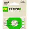 GP ŞARJLI İNCE PİL AAA 950 MAH 2 Lİ