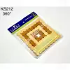 IVORY BAMBU NİHALE POŞETLİ KARE IVO-KS212