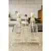 IVORY CAM SIVI SABUNLUK İKİLİ STANDLI IVO-SB118