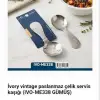 IVORY VİNTAGE DESENLİ SERVİS KAŞIĞI IVO-ME338