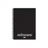 KESKİN SCHWARZ DEFTER A6 10,5X15 SPR.PP.KAP.40 YP.