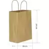 KİKA HEDİYE POŞETİ 18X8X24 KRAFT (PKT-24 LÜ)