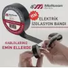 MUTLUSAN ELEKTRİK BANDI BEYAZ (PKT-10 LU)