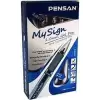 PENSAN MY SİGN JEL KALEM 1 MM SİYAH 6030(PK-12 Lİ)