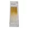 TOP CANDLE MUM METALİK 15 CM KOD:935 6 LI