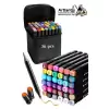 TOUCH MARKER KALEM ÇİFT UÇLU ÇANTALI (PKT-36 LI)