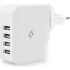 TTECH ŞARJ ALETİ QUATTRO 4 USB Lİ BEYAZ 2SC02B