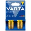 VARTA İNCE PİL AAA ALKALİNLİ 4 LÜ KART