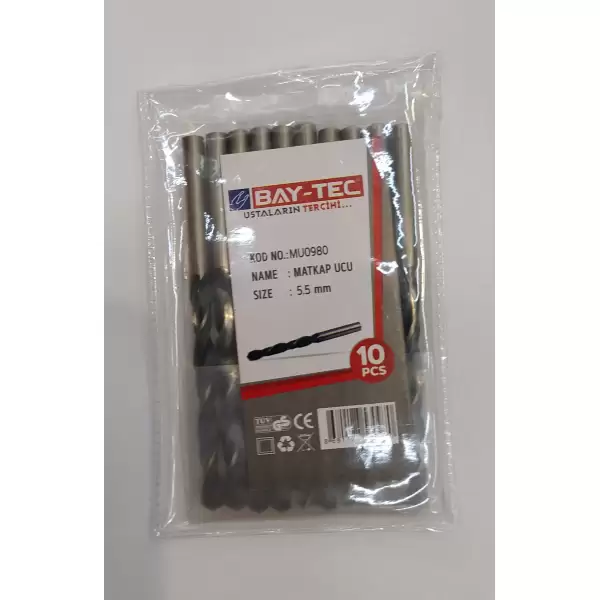 BAY-TEC SDS MATKAP UCU 5,5 MM MU-0980 PK-10 KT-100