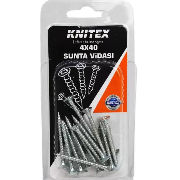 KNITEX VAKUMLU SUNTA VİDASI 4X40 KTX-2609