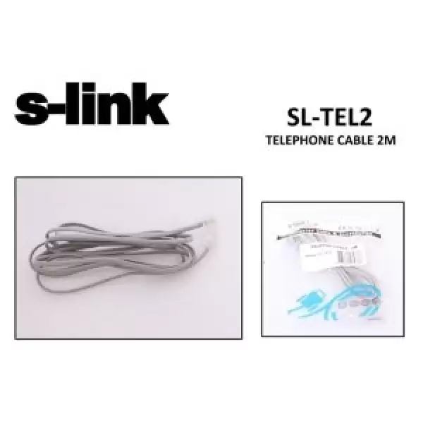 S-LİNK TELEFON KÖKEN KABLO 2 MT