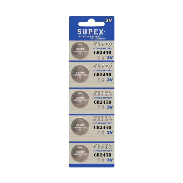 SUPEX PARA PİL CR-2450 (PKT-5 Lİ)