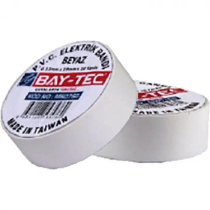 BAY-TEC ELEKTRİK İZO.BANDI BEYAZ 0760 (PKT-10 LU)
