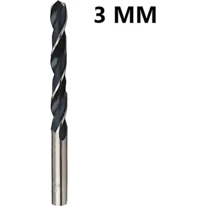 BAY-TEC MATKAP UCU HSS SİYAH BEYAZ 3 MM MU0920 10 LU