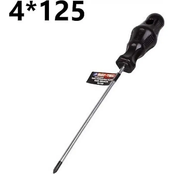 BAY-TEC TEK TORNAVİDA 4X125 MM YILDIZ MK-4478