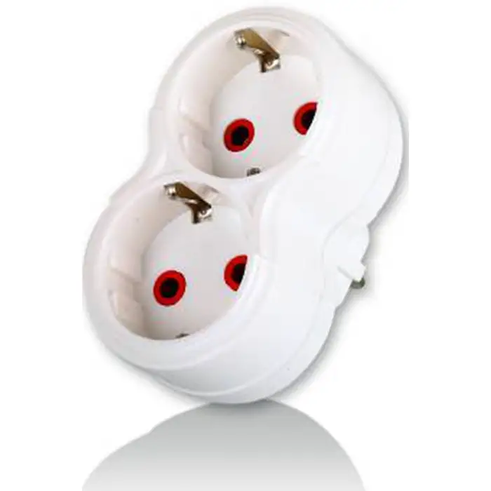 FETİH 2 Lİ FİŞLİ PRİZ PAPATYA 101-02P (PKT-20 Lİ)