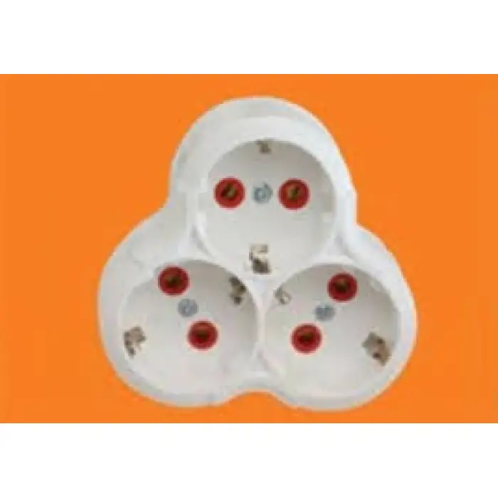 FETİH 3 LÜ FİŞLİ PRİZ GOLYAT 101-03 P (PKT-20 Lİ)