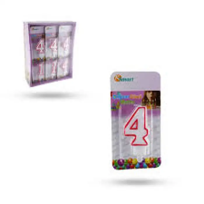 KSMART DOĞUMGÜNÜ MUMU RAKAMLI K-5511(PKT-36 LI)