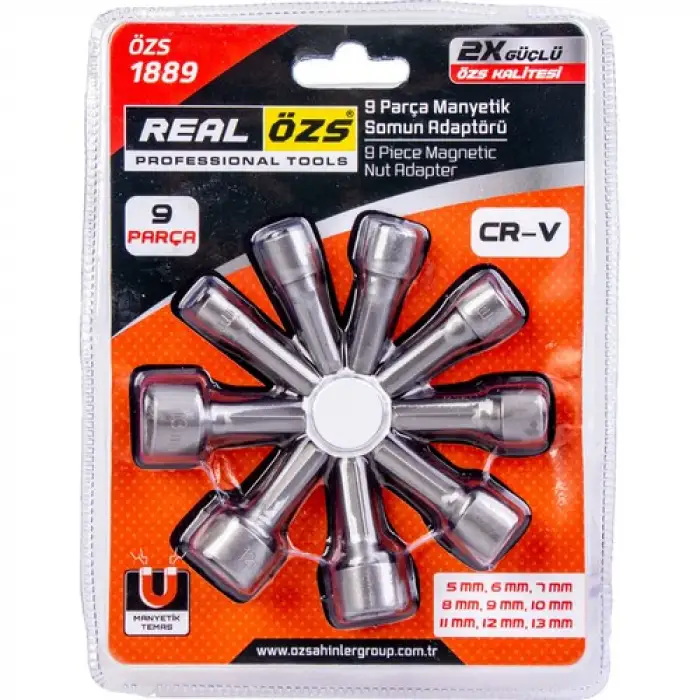REAL ÖZS MANYETİK SOMUN ADAPTÖRÜ 9 PRÇ ÖZS-1889