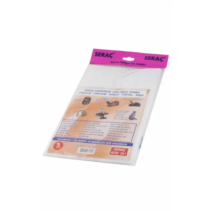 SERAÇ SÜPÜRGE TORBASI BEZ NO:051