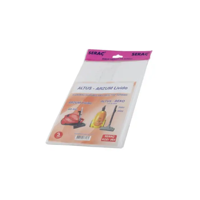 SERAÇ SÜPÜRGE TORBASI BEZ NO:064