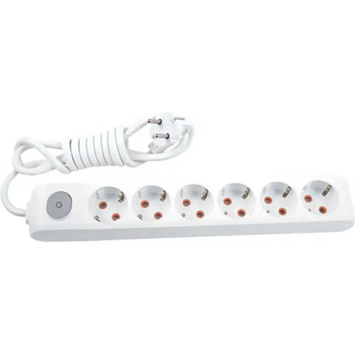 VİKO GRUP PRİZ ANAHTARLI 6 LI 5 MT