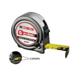 BAY-TEC ŞERİT METRE 5X19 MM KROM MK-4146