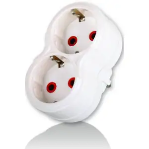 FETİH 2 Lİ FİŞLİ PRİZ PAPATYA 101-02P (PKT-20 Lİ)