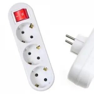 FETİH 3 LÜ FİŞ PRİZ ANAH.GOLYAT 106-03Y (PK-10 LU)