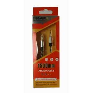 MEGATECH AUX KABLO ÇELİK 1.5 METRE 3.5- AUX