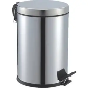 MİCRO PEDALLI METAL ÇÖP KOVASI 8 LT